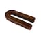 Glazelock 1/2" 3-1/2"L x 1-1/2"W 1/2" Slot, U-shaped Horseshoe Plastic Flat Shims Brown 250pc/box GLZ09 - alternate 1